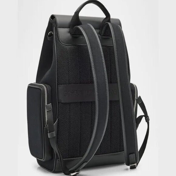 The Rimowa Never Still Flap Leather Ribbed BackPack Unisex Laptop Pockets - Picture 13 of 14